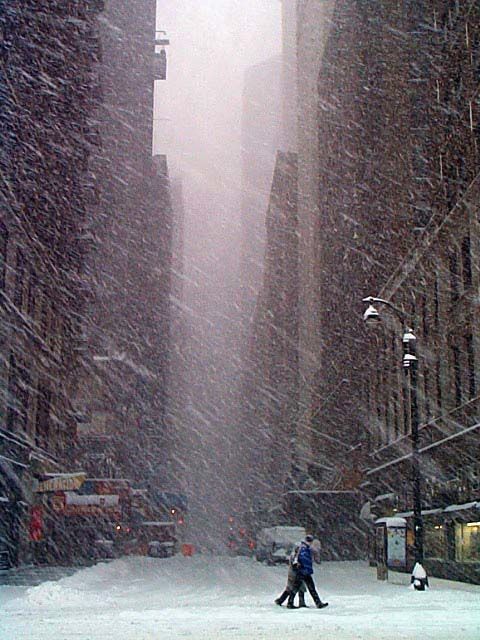 New York A Noel Sous La Neige 20 photos magnifiques de New York sous la neige ! Le décor de rêve pour